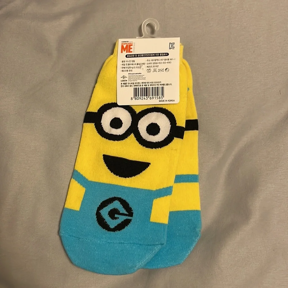 Despicable Me Minion Socks